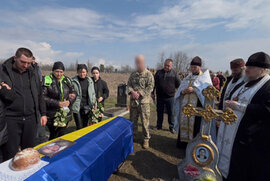 фото В Охтирському благочинні звершено чин відспівування загиблого воїна Ігоря Підкоритова