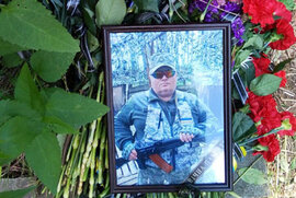 фото У Петропавлівському храмі м. Суми звершили відспівування загиблого захисника Геннадія Вострокнутова