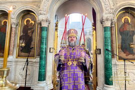 фото Архіпастир очолив Божественну літургію Неділі 5-ї Великого посту