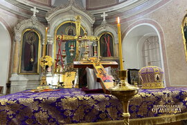 фото Митрополит Євлогій очолив святкові богослужіння у день Воздвиження Хреста Господнього